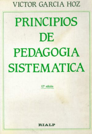 Principios de pedagogia sistematica